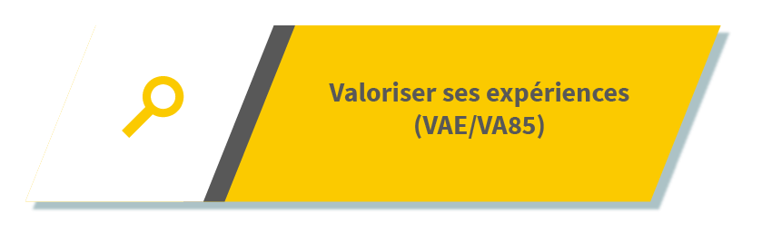 bouton valoriser ses expériences