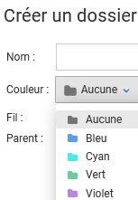 Couleur Dossier