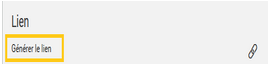 Génération de lien